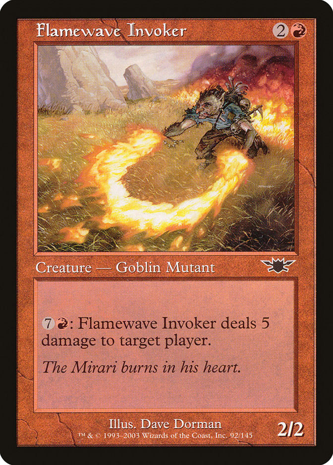 Flamewave Invoker [Legions] | Card Merchant Takapuna