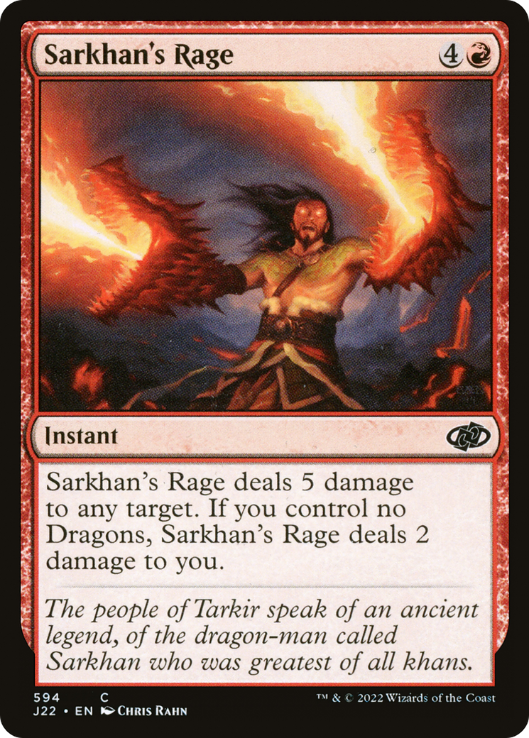 Sarkhan's Rage [Jumpstart 2022] | Card Merchant Takapuna