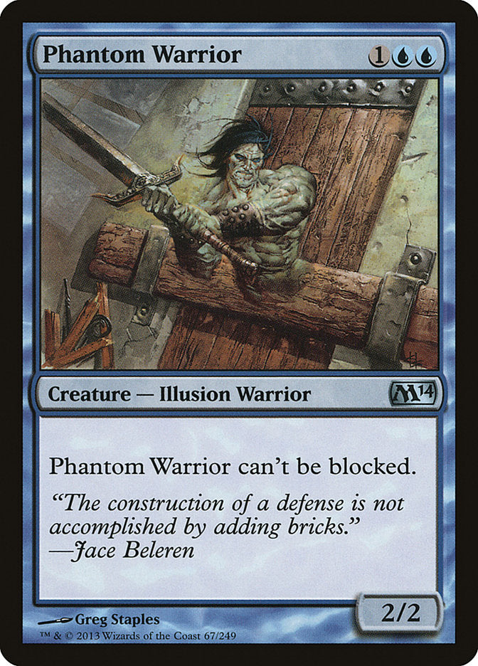 Phantom Warrior [Magic 2014] | Card Merchant Takapuna