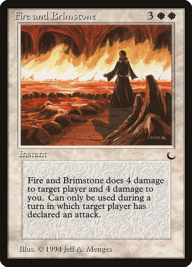 Fire and Brimstone [The Dark] | Card Merchant Takapuna