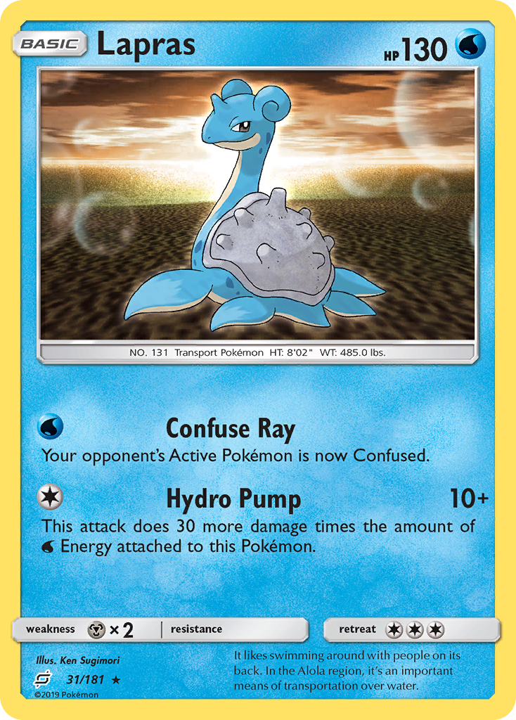 Lapras (31/181) [Sun & Moon: Team Up] | Card Merchant Takapuna