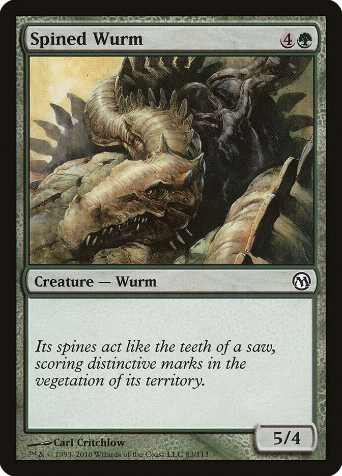 Spined Wurm [Duels of the Planeswalkers] | Card Merchant Takapuna