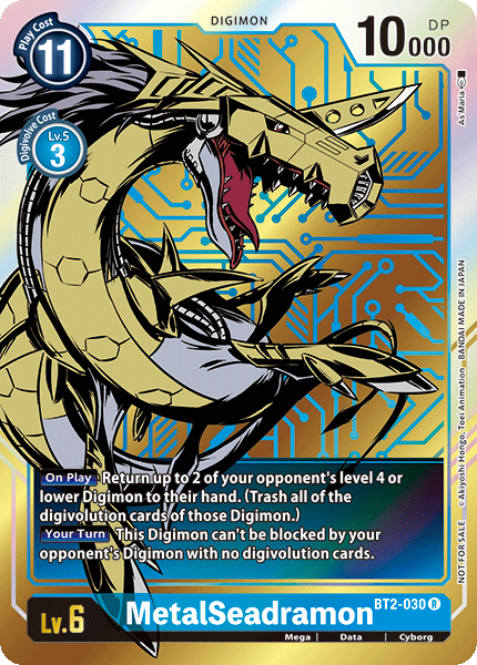 MetalSeadramon [BT2-030] (Dash Pack) [Release Special Booster Ver.1.0 Promos] | Card Merchant Takapuna