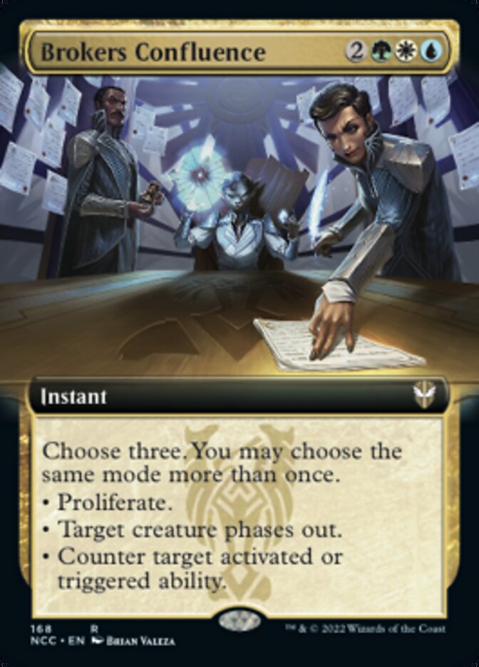 Brokers Confluence (Extended Art) [Streets of New Capenna Commander] | Card Merchant Takapuna