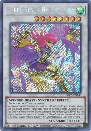 Cyber Slash Harpie Lady [DLCS-EN148] Secret Rare | Card Merchant Takapuna