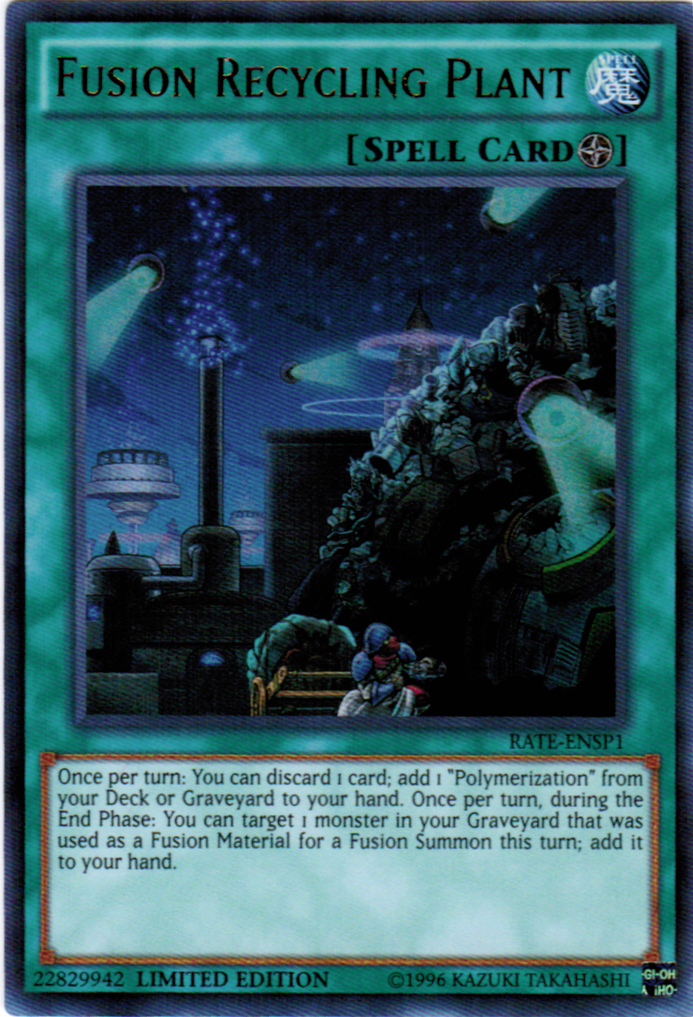 Fusion Recycling Plant (RATE-ENSP1) [RATE-ENSP1] Ultra Rare | Card Merchant Takapuna