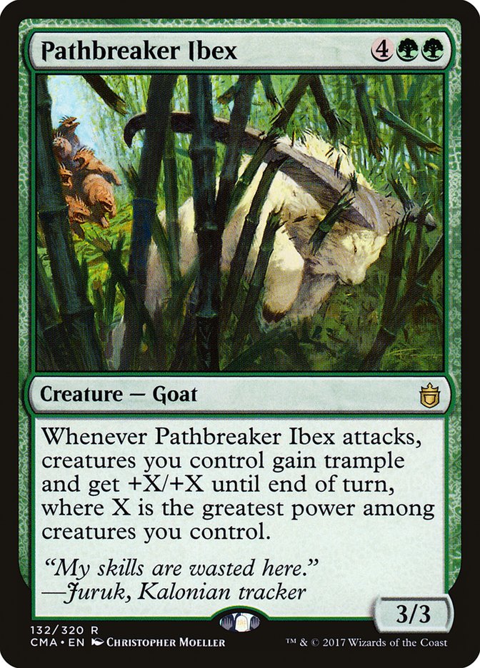 Pathbreaker Ibex [Commander Anthology] | Card Merchant Takapuna