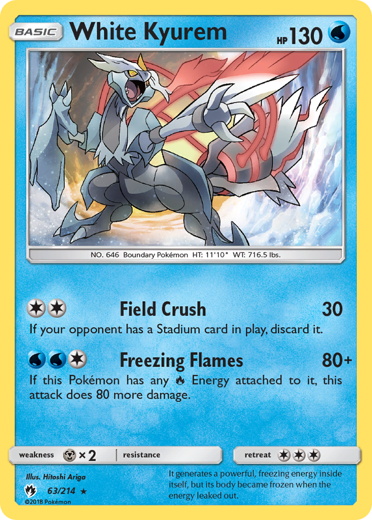 White Kyurem (63/214) [Sun & Moon: Lost Thunder] | Card Merchant Takapuna