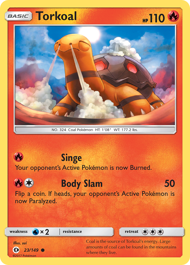 Torkoal (23/149) [Sun & Moon: Base Set] | Card Merchant Takapuna