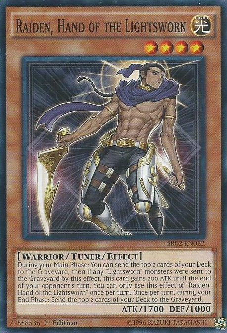 Raiden, Hand of the Lightsworn [SR02-EN022] Common | Card Merchant Takapuna