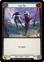 Leg Tap (Blue) [U-WTR103] (Welcome to Rathe Unlimited)  Unlimited Normal | Card Merchant Takapuna