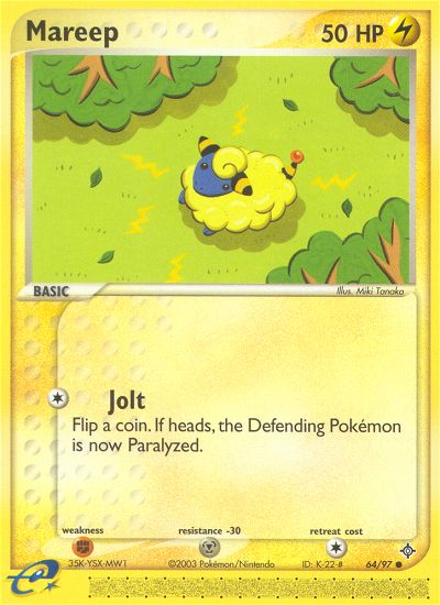 Mareep (64/97) [EX: Dragon] | Card Merchant Takapuna