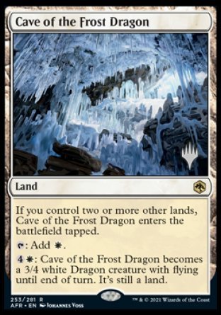 Cave of the Frost Dragon (Promo Pack) [Dungeons & Dragons: Adventures in the Forgotten Realms Promos] | Card Merchant Takapuna