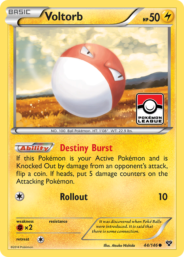 Voltorb (44/146) [XY: Base Set] | Card Merchant Takapuna