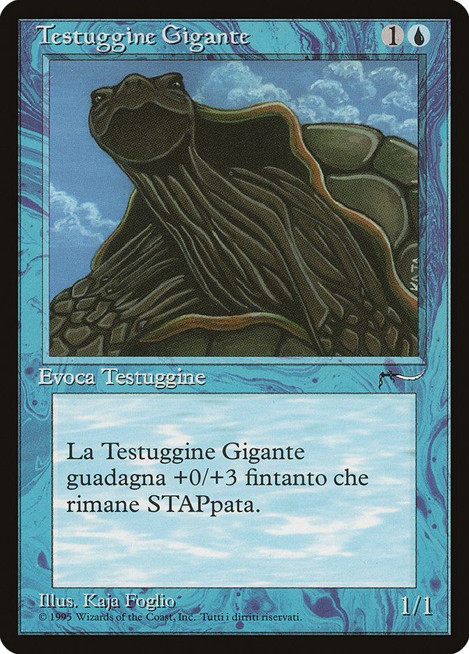 Giant Tortoise (Italian) - "Testuggine Gigante" [Rinascimento] | Card Merchant Takapuna