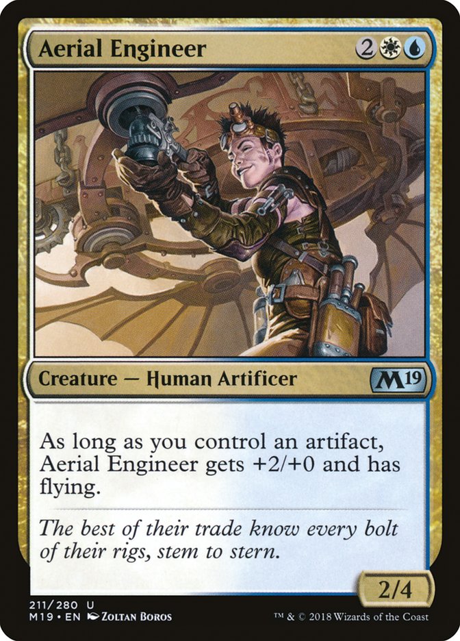 Aerial Engineer [Core Set 2019] | Card Merchant Takapuna