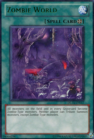 Zombie World (Green) [DL13-EN017] Rare | Card Merchant Takapuna