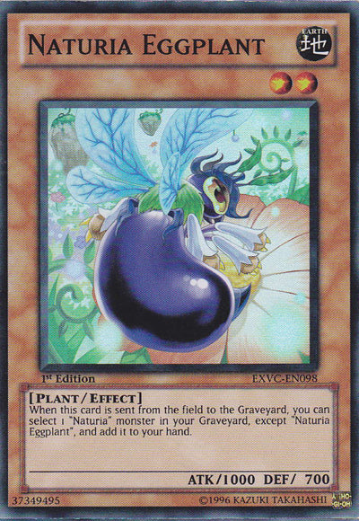 Naturia Eggplant [EXVC-EN098] Super Rare | Card Merchant Takapuna