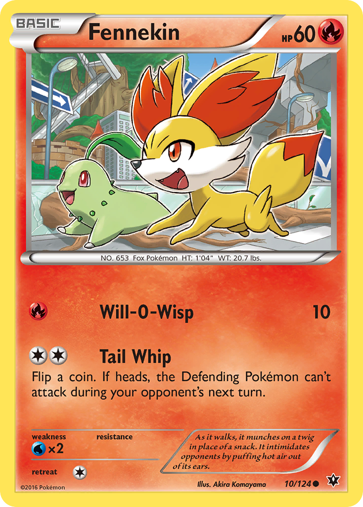 Fennekin (10/124) [XY: Fates Collide] | Card Merchant Takapuna