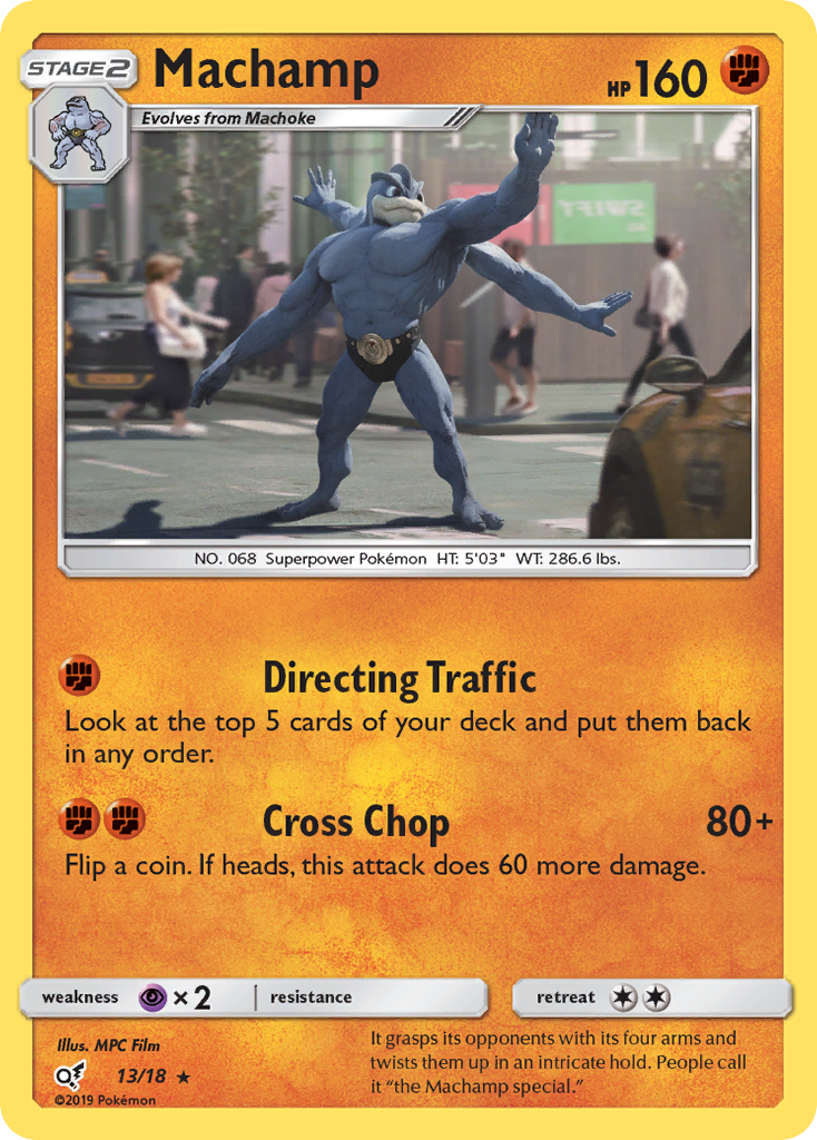 Machamp (13/18) [Sun & Moon: Detective Pikachu] | Card Merchant Takapuna