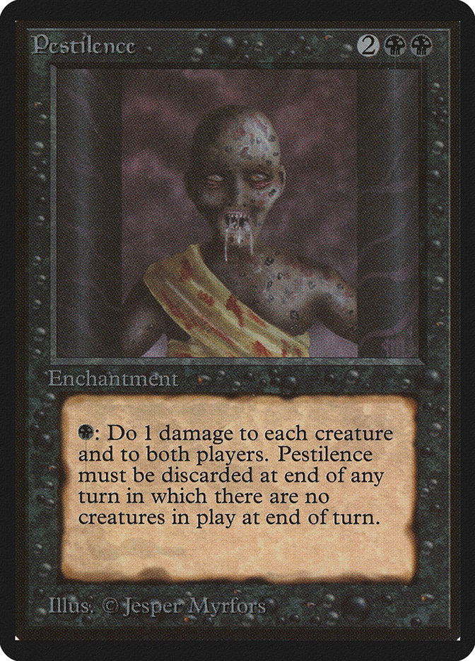 Pestilence [Beta Edition] | Card Merchant Takapuna