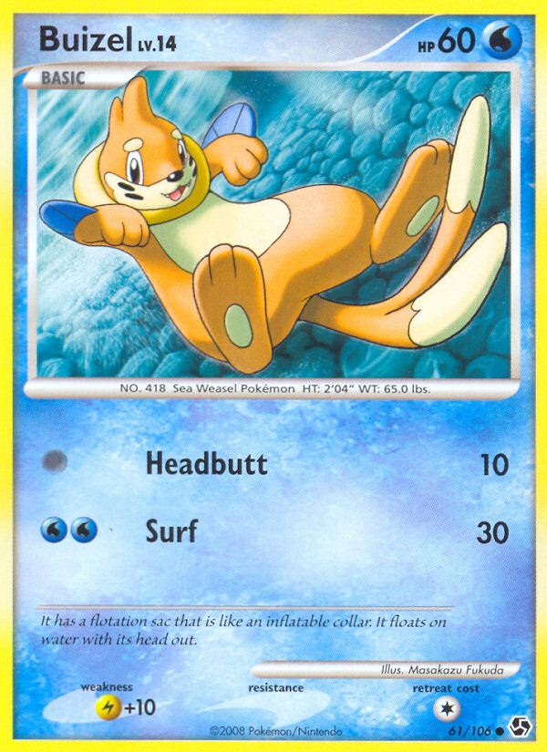 Buizel (61/106) [Diamond & Pearl: Great Encounters] | Card Merchant Takapuna