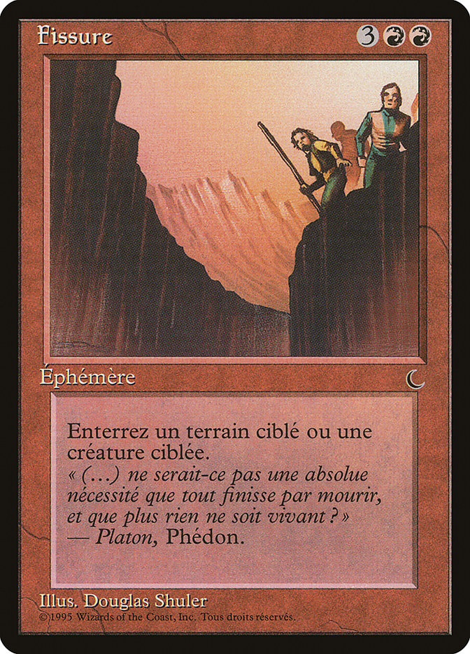 Fissure (French) [Renaissance] | Card Merchant Takapuna