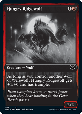 Hungry Ridgewolf [Innistrad: Double Feature] | Card Merchant Takapuna