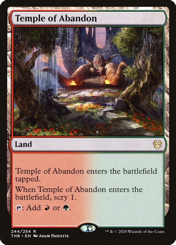 Temple of Abandon [Theros Beyond Death] | Card Merchant Takapuna