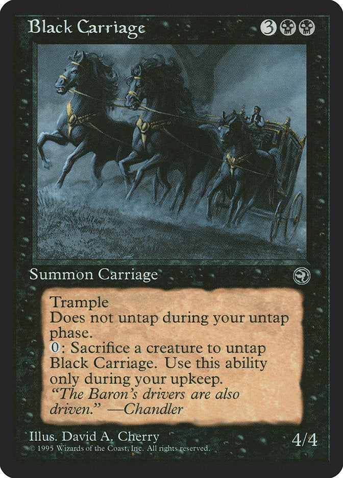 Black Carriage [Homelands] | Card Merchant Takapuna