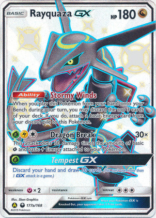 Rayquaza GX (177a/168) (Jumbo Card) [Sun & Moon: Celestial Storm] | Card Merchant Takapuna