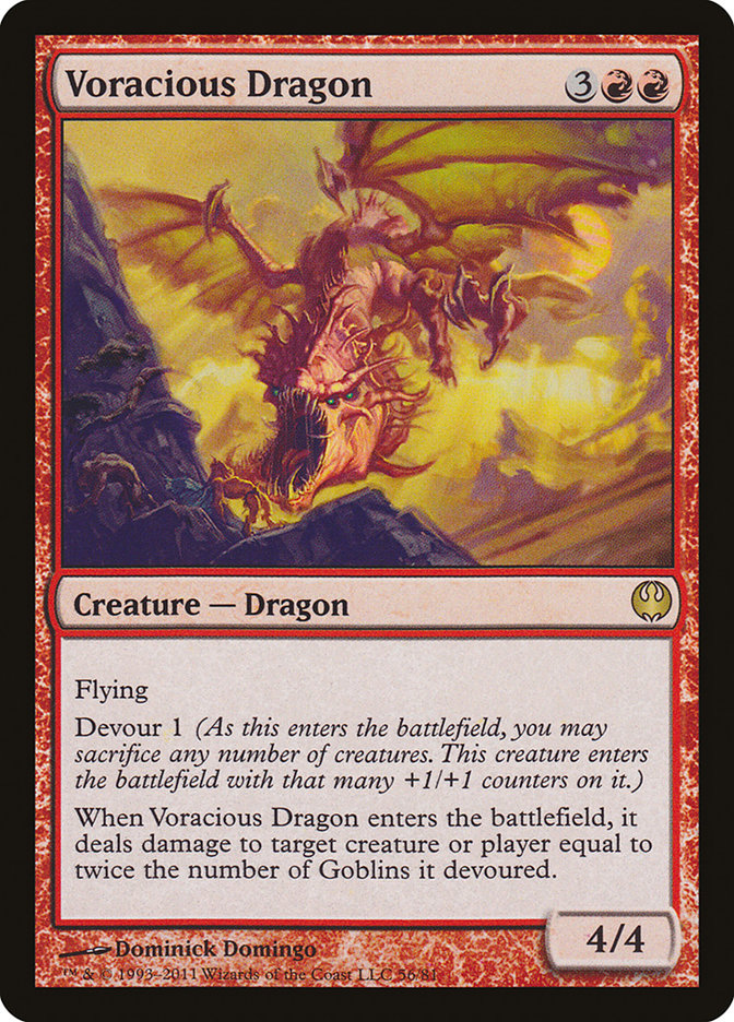 Voracious Dragon [Duel Decks: Knights vs. Dragons] | Card Merchant Takapuna