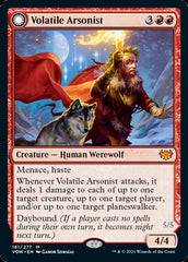 Volatile Arsonist // Dire-Strain Anarchist [Innistrad: Crimson Vow] | Card Merchant Takapuna