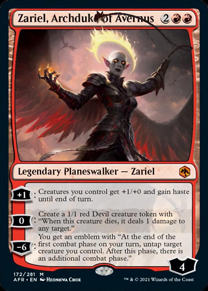 Zariel, Archduke of Avernus [Dungeons & Dragons: Adventures in the Forgotten Realms] | Card Merchant Takapuna