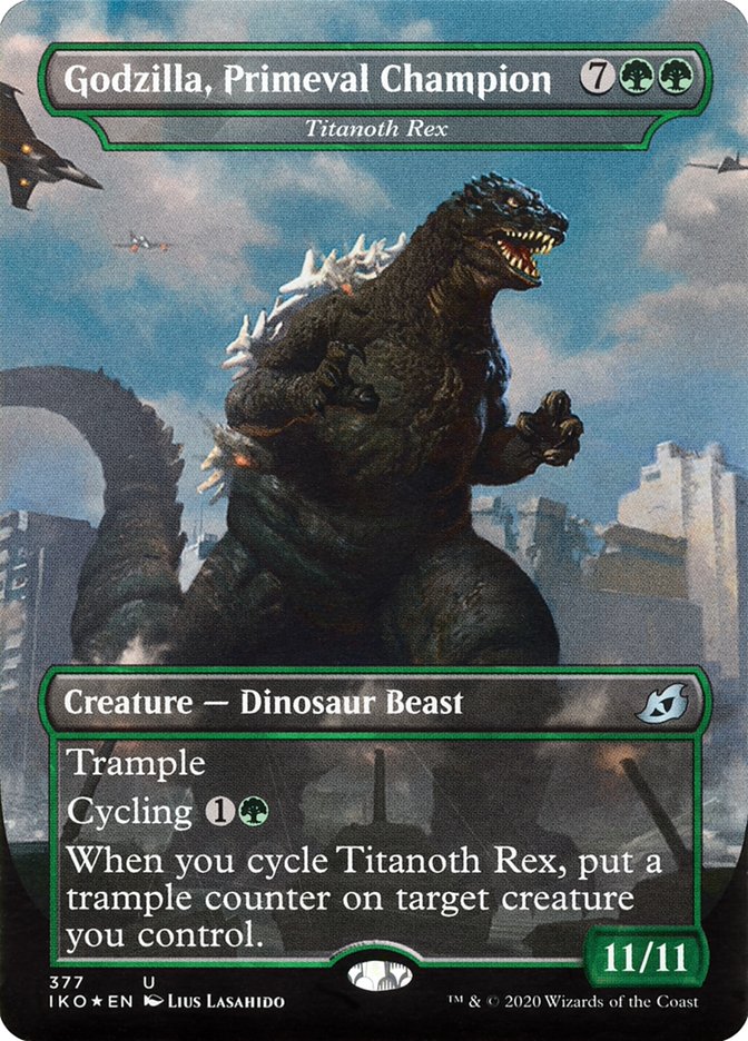 Titanoth Rex - Godzilla, Primeval Champion (Godzilla Series) [Ikoria: Lair of Behemoths] | Card Merchant Takapuna