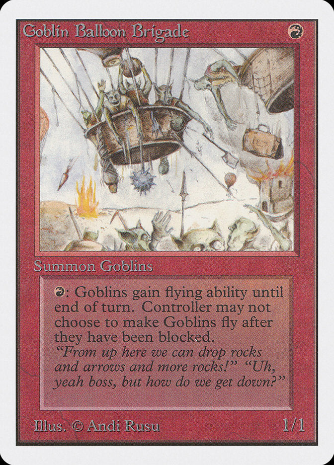 Goblin Balloon Brigade [Unlimited Edition] | Card Merchant Takapuna