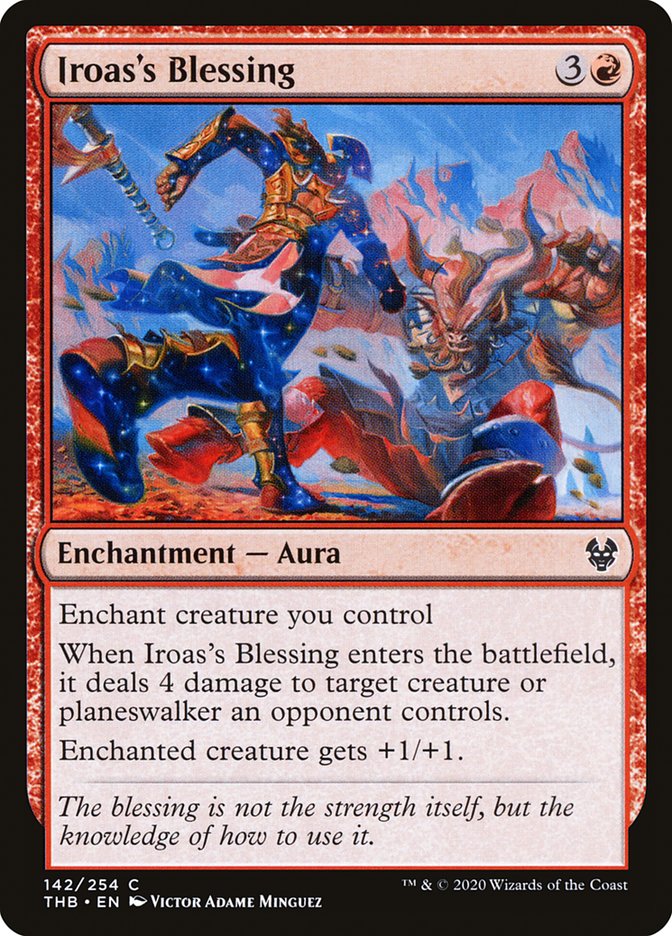 Iroas's Blessing [Theros Beyond Death] | Card Merchant Takapuna