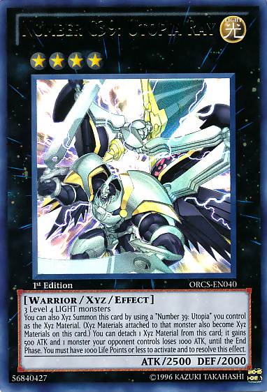 Number C39: Utopia Ray [ORCS-EN040] Ultra Rare | Card Merchant Takapuna