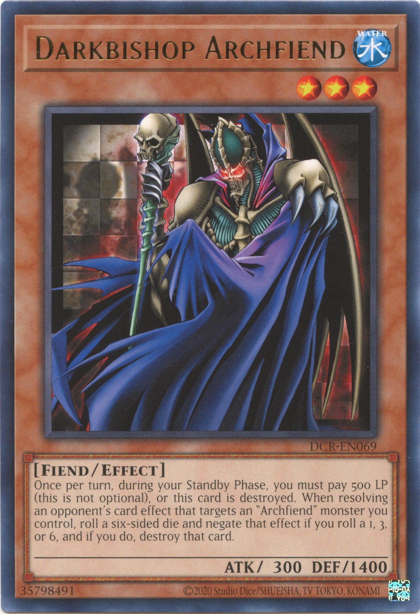 Darkbishop Archfiend (25th Anniversary) [DCR-EN069] Rare | Card Merchant Takapuna