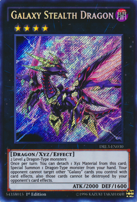 Galaxy Stealth Dragon [DRL3-EN030] Secret Rare | Card Merchant Takapuna