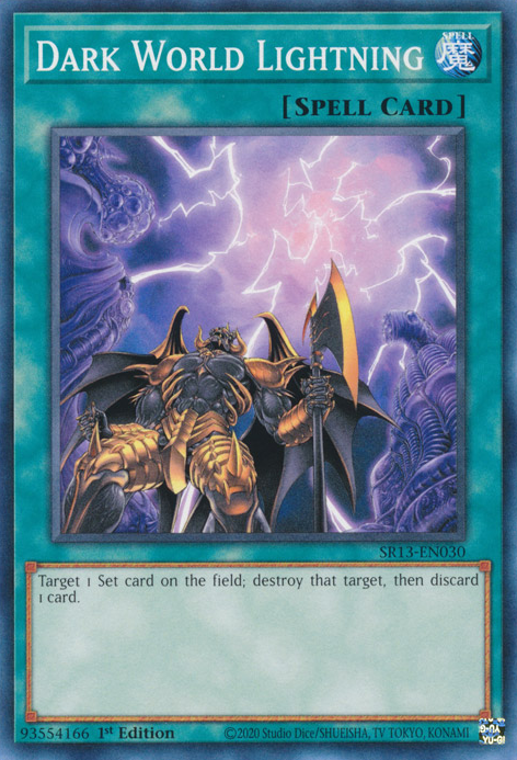 Dark World Lightning [SR13-EN030] Common | Card Merchant Takapuna