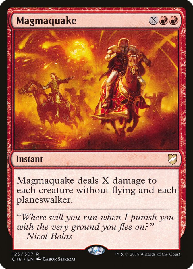 Magmaquake [Commander 2018] | Card Merchant Takapuna