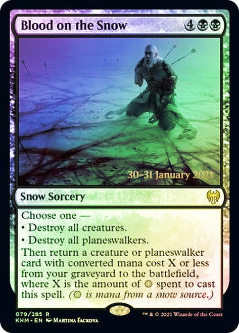 Blood on the Snow [Kaldheim Prerelease Promos] | Card Merchant Takapuna