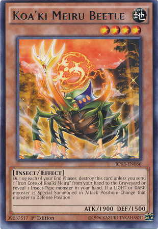 Koa'ki Meiru Beetle [BP03-EN066] Rare | Card Merchant Takapuna