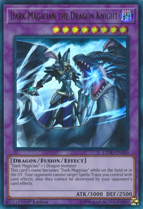 Dark Magician the Dragon Knight [LEDD-ENA00] Ultra Rare | Card Merchant Takapuna