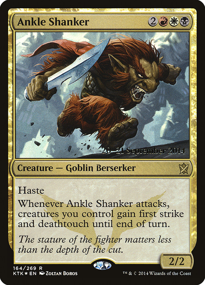 Ankle Shanker [Khans of Tarkir Prerelease Promos] | Card Merchant Takapuna