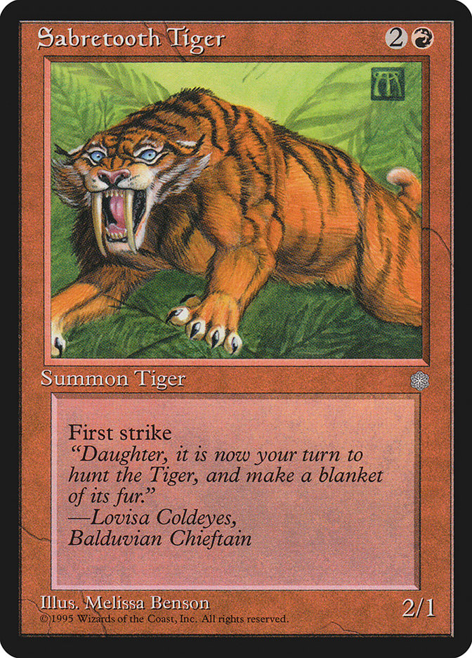 Sabretooth Tiger [Ice Age] | Card Merchant Takapuna