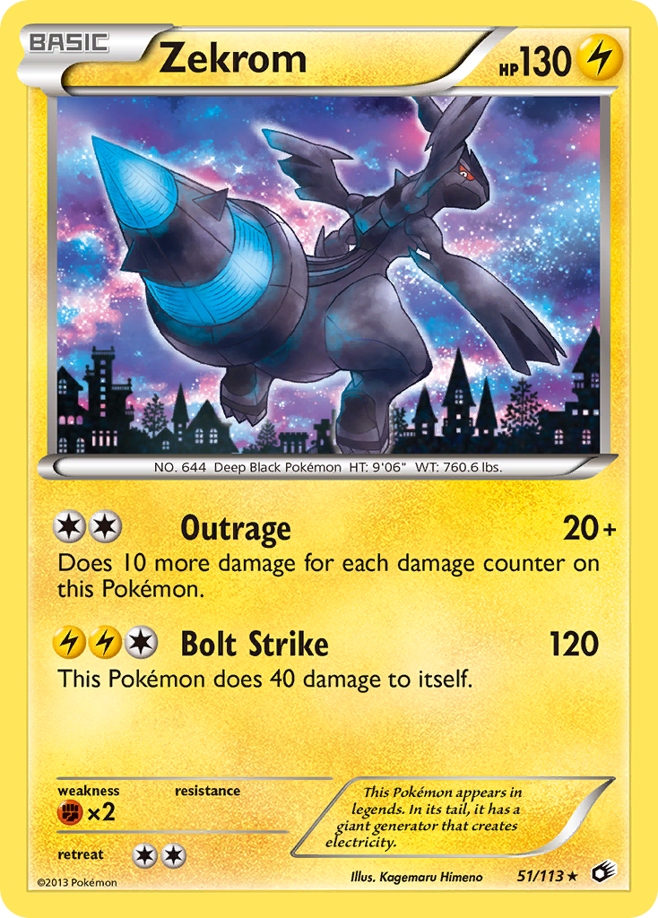 Zekrom (51/113) [Black & White: Legendary Treasures] | Card Merchant Takapuna