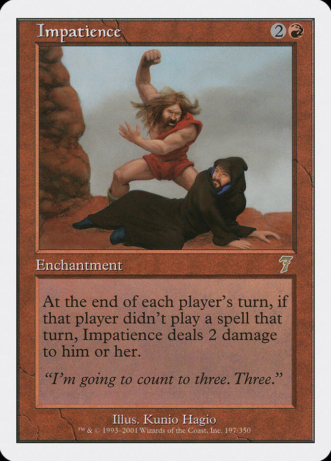 Impatience [Seventh Edition] | Card Merchant Takapuna