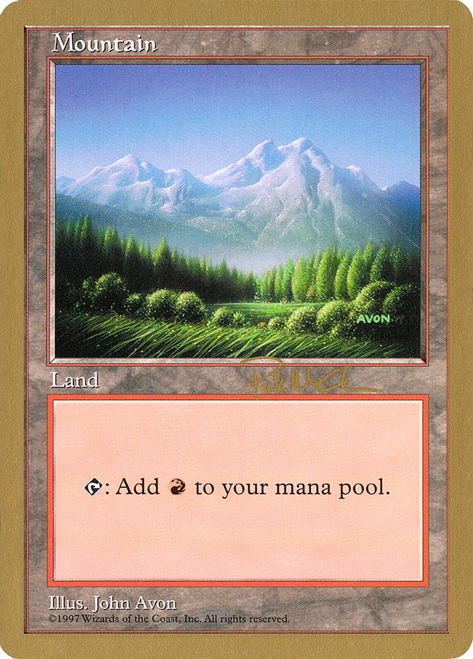 Mountain (pm443) (Paul McCabe) [World Championship Decks 1997] | Card Merchant Takapuna